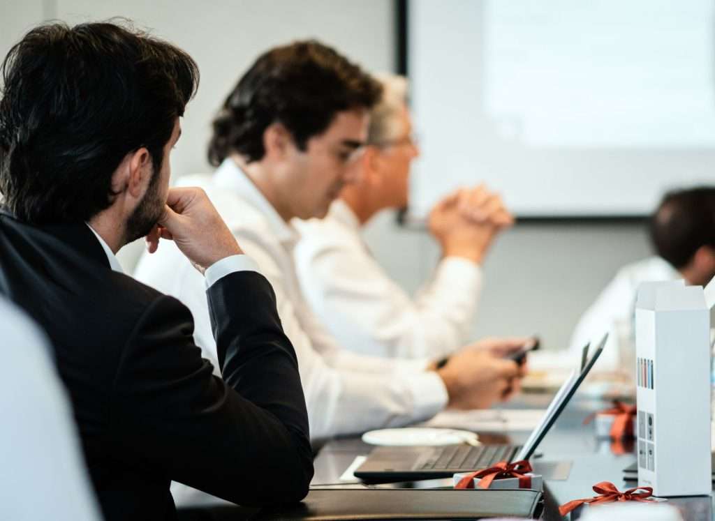 Government Contractors In A Meeting